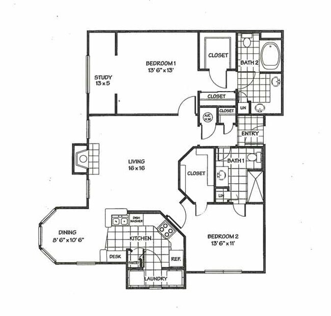 2F - Naples- Computer Room 2131 floor plan